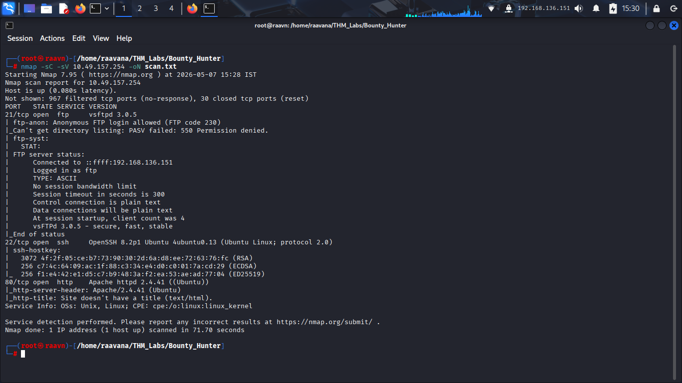 Nmap Scan Results