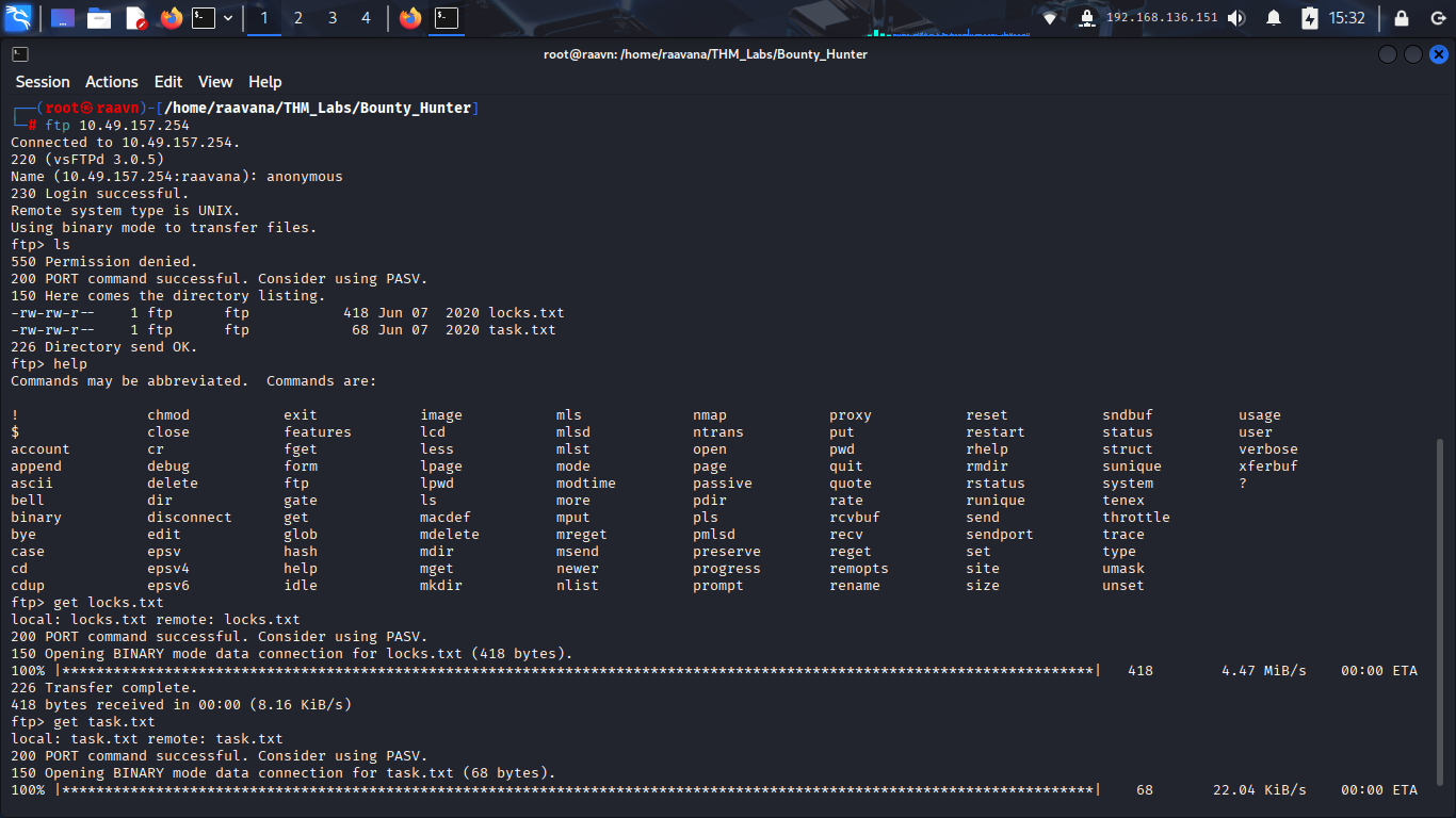 FTP Login and Enumeration