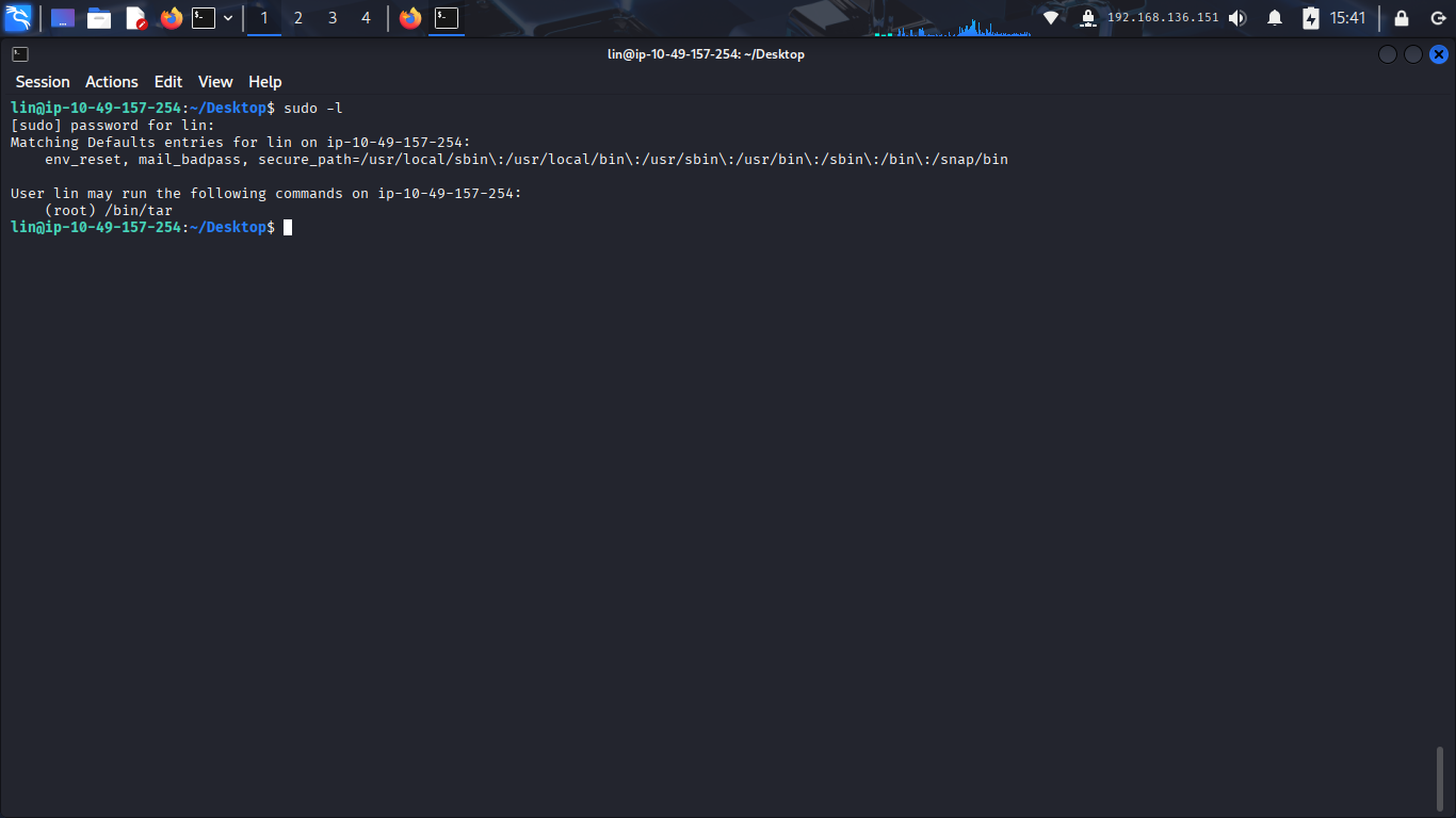 Sudo Privilege Check