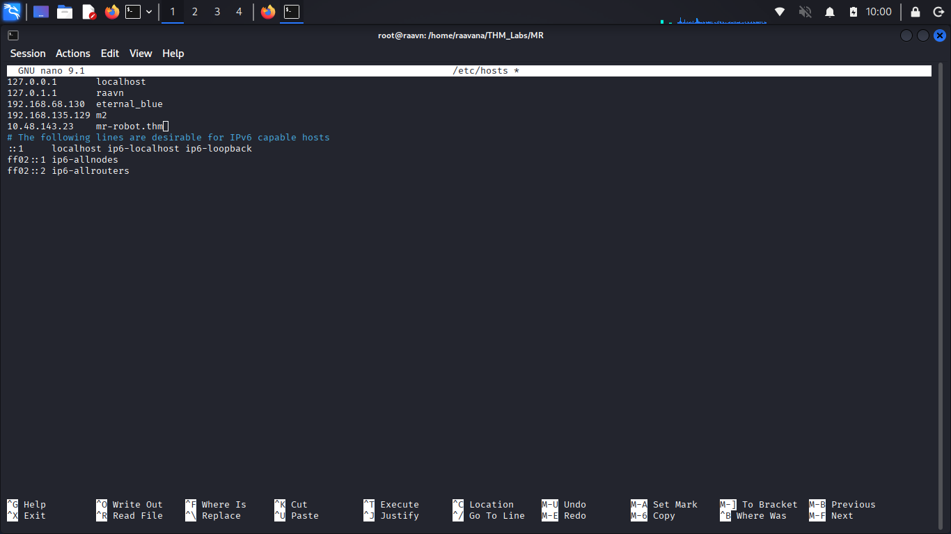 Configuring host entry in /etc/hosts