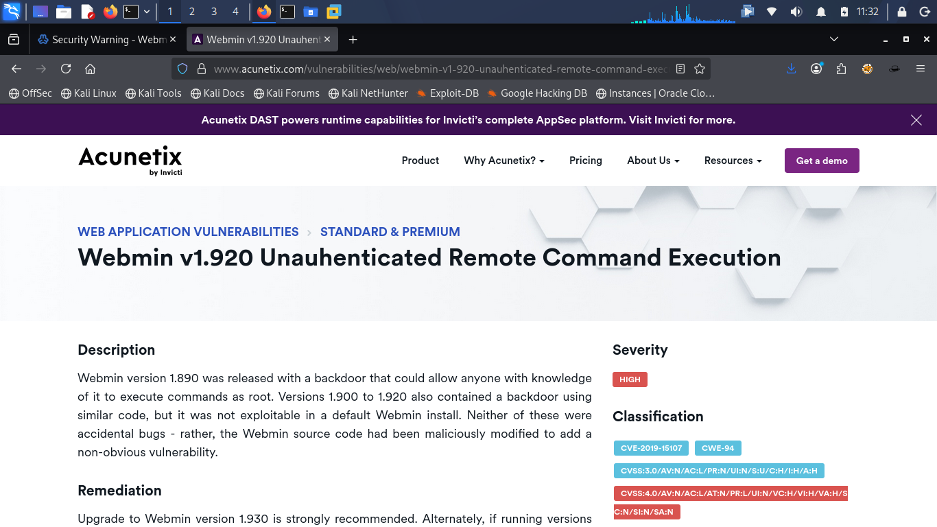 Analyzing CVE-2019-15107 details