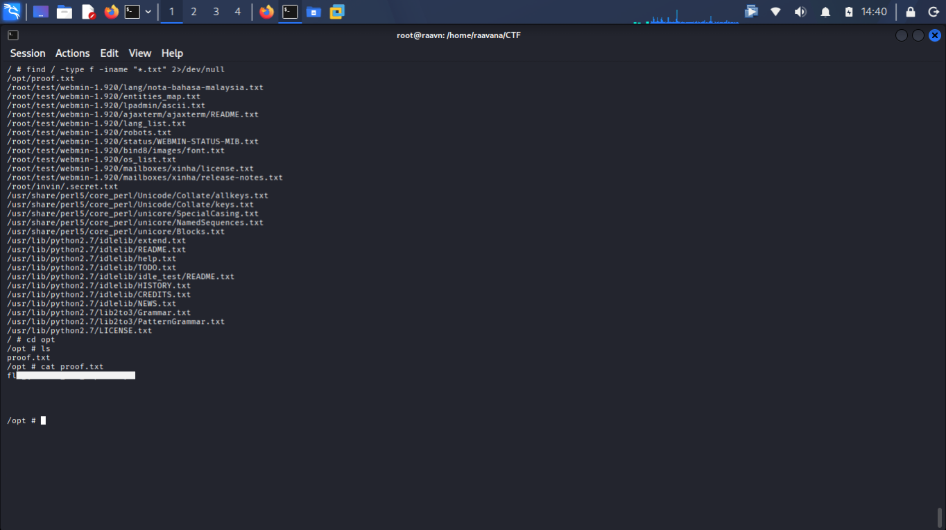 Finding second flag in opt directory